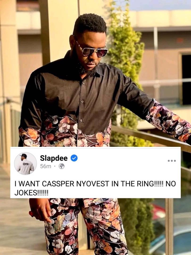 Slapdee Backs Out Of His Boxing Match Against Cassper Nyovest