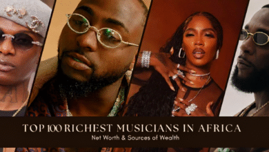 Top 100 richest musicians in Africa 2025